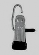 Крючок Вешалка с одной прищепкой металлическая хромированная