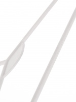 Вешалка-плечики трикотаж 2 белая (легкая)