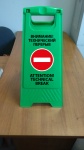 Раскладная предупреждающая табличка "Внимание! Технический перерыв"