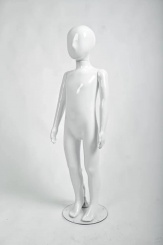 Детский манекен 110см белый